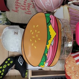 Brand New Purse Hamburger Shape
